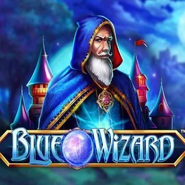 Blue Wizard by Quickspin, showcased at vegasnova.eu – game logo