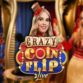 Crazy Coin Flip logo by Evolution at Vegas Nova CasinoCrazy Coin Flip