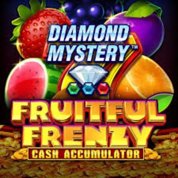Official Slots logo: Diamond Mystery Fruitful Frenzy Cash Accumulator by Greentube at Vegas Nova Casino