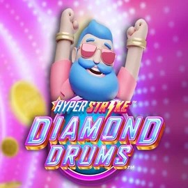 Hyper Strike Diamond Drums logo by Gameburger Studios at Vegas Nova Casino