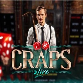 Live Craps slot icon by Evolution, available at Vegas Nova Casino