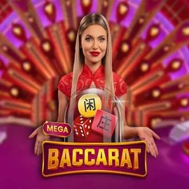 Mega Baccarat casino game by Pragmatic Play – featured logo at Vegas Nova Casino
