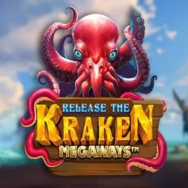 Release the Kraken Megaways slot logo by Pragmatic Play at Vegas Nova Casino