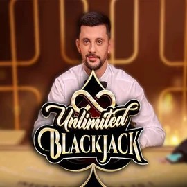 Unlimited Blackjack slot visual from Ezugi available on vegasnova.eu