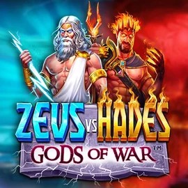 Zeus vs Hades: Gods of War online game logo by Pragmatic Play on vegasnova.eu